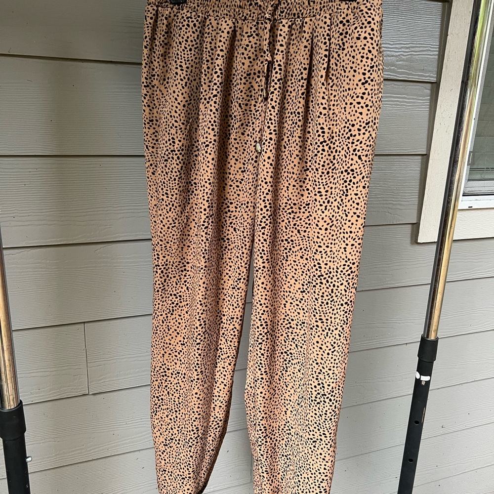 Cheetah Print Joggers